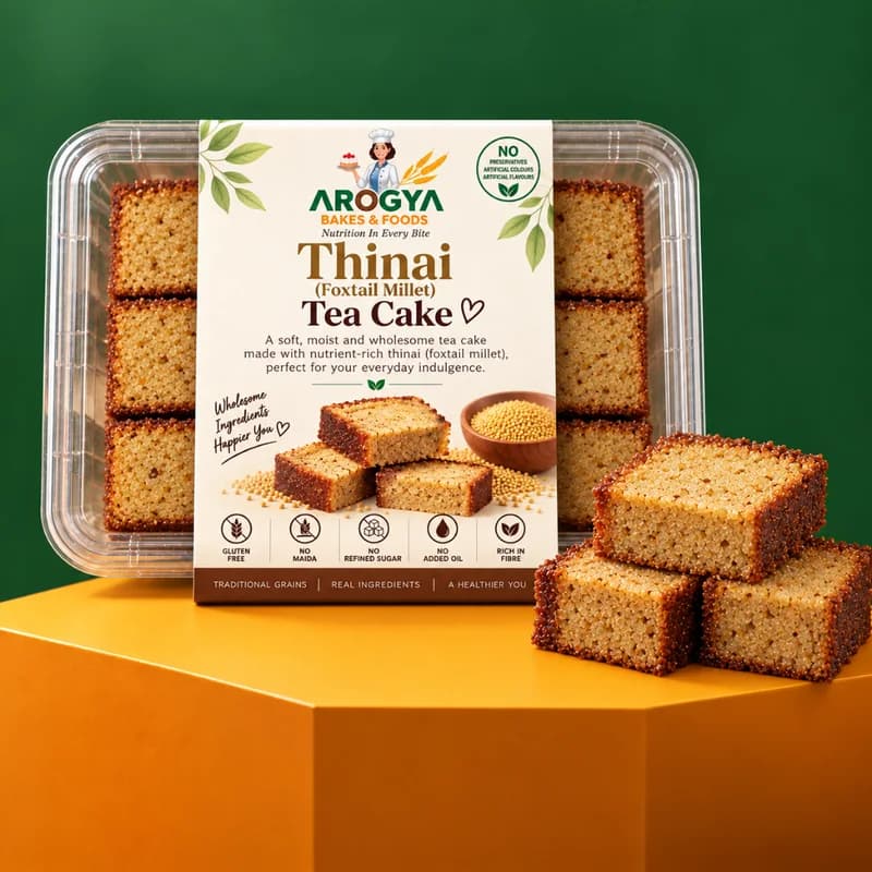 Thinai Tea Cake